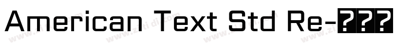 American Text Std Re字体转换